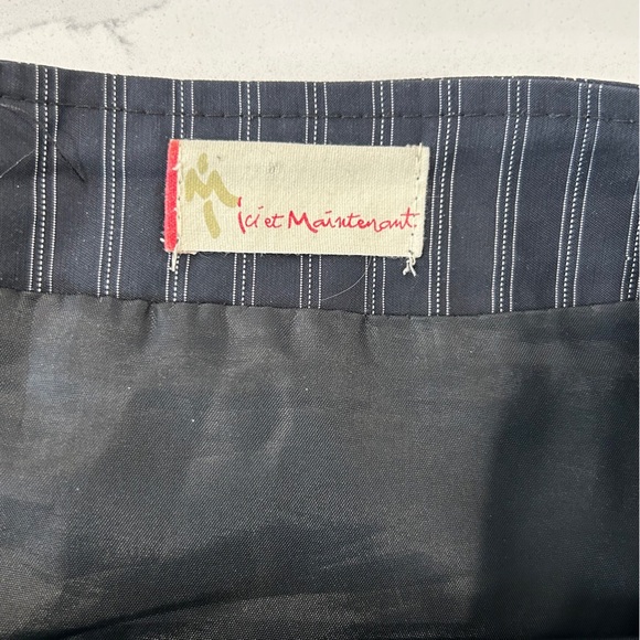 Dark Fairy Princess Pinstriped Steampunk Layered Midi Skirt - Picture 13 of 16